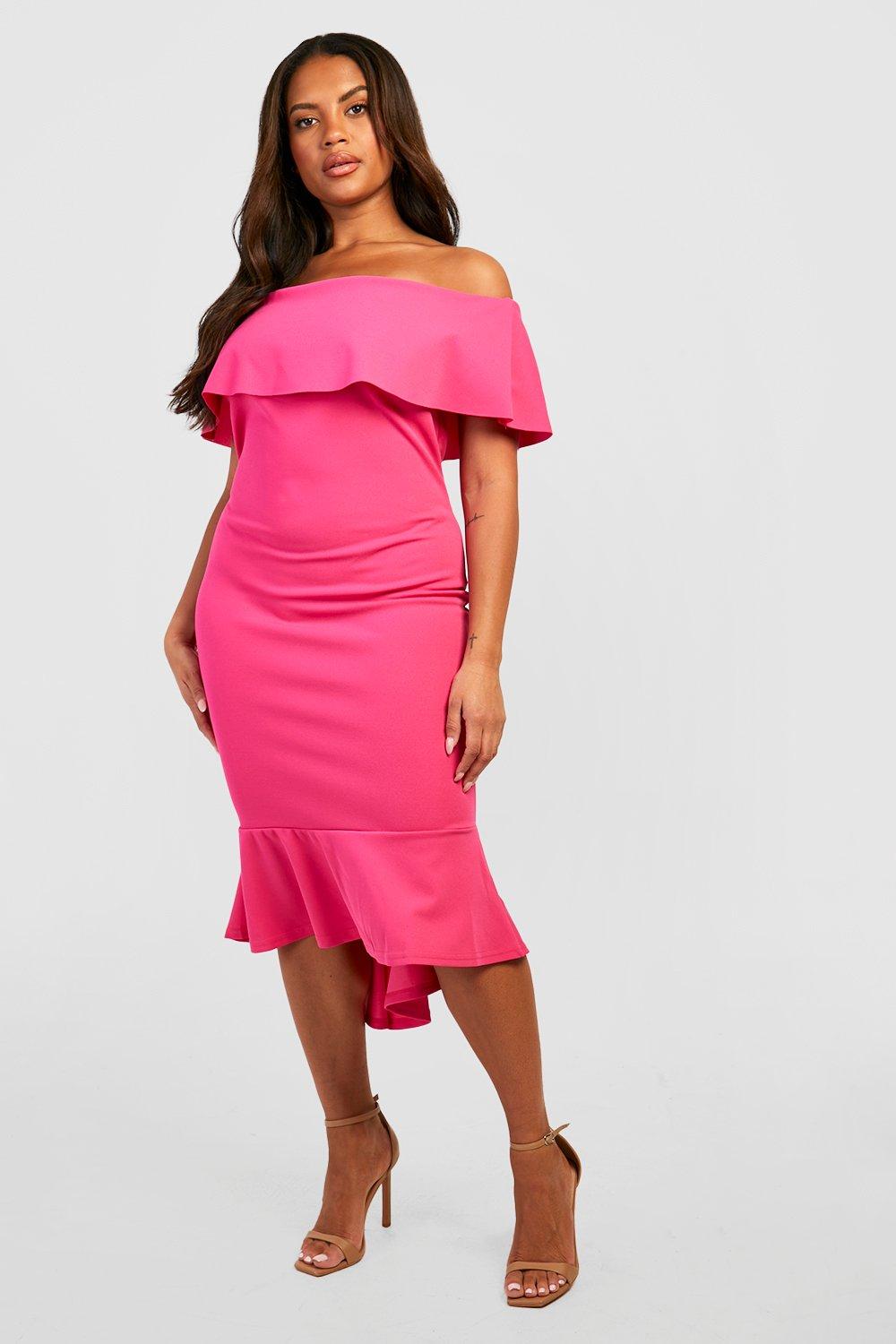 Fishtail midi sale dress uk